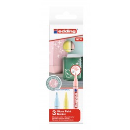 Edding pastel s&aelig;t, 3 stk
