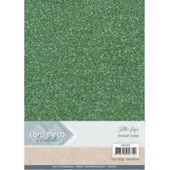 Glitter karton  Forest Green