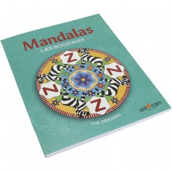 Mandalas malebog lær bogstaver