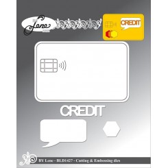 Credit card 5,4 x 8,5 cm dies