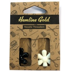 Heimline nåletræder blomst sort/hvid