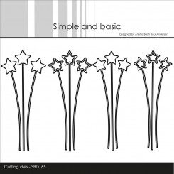 Star branches dies, Simple & basic