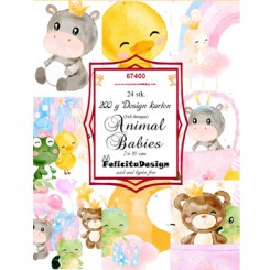 Animal babies Toppers 24 stk