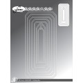 Rectangel slim card dies 1455