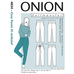 Onion snitmønster Cosy Pants 4034