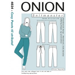 Onion snitmønster Cosy Pants 4034