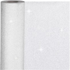 Gavepapir Sølv Glimmer 50 cm x 3 m