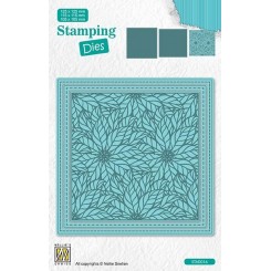 Stamping dies 13 x 13, Poinsettia