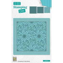 Stamping dies 13 x 13, Poinsettia