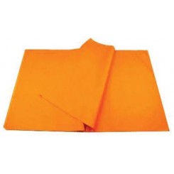 Silkepapir Orange 50 x 70 cm