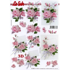 3D blomster Rosen buket