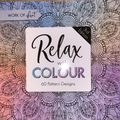 Relax colour book Pattern design