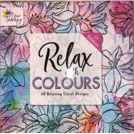 Relax cloour book Floral design