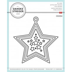 Danske streger stjerne dies DSD004