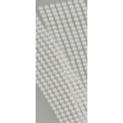 Halvperler hvid 6 mm x 320 stk