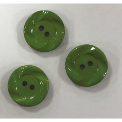 Forårs grøn plast knap 18 mm