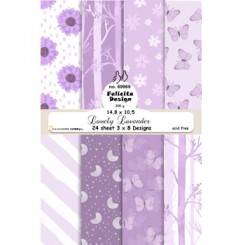 Lovely Lavender A6 blok 10,5 x 14,8