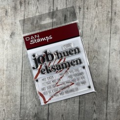  Job - Huen - eksamen stempel sæt Dan Stamps