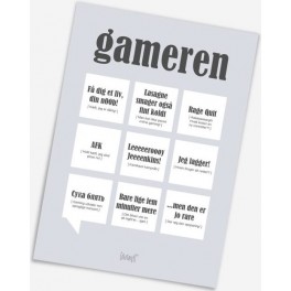 Gameren Dialægt A5 plakat