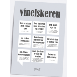 Vin  elskeren Dialægt A5 plakat