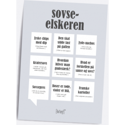 Sovse elskeren Dialægt A5 plakat