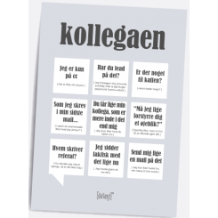 Kollegaen Dialægt A5 plakat