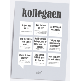 Kollegaen Dialægt A5 plakat