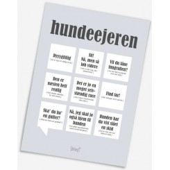 Hunde ejeren Dialægt  A5 plakat