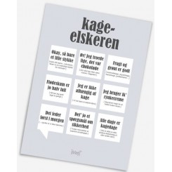 Kageelskeren Dialægt A5 plakat