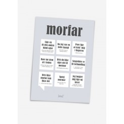 Morfar Dialægt A5 plakat