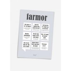 Farmor Dialægt A5 plakat