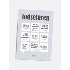 Fødselaren Dialægt A5 plakat