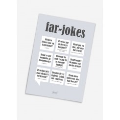 Far-jokes Dialægt A5 plakat