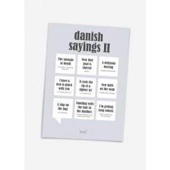 Danish saying 2 Dialægt A5 plakat