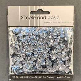 Sequins Gunmetal 4,5,6 mm SBS102