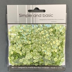 Sequins Spring Green 4,5,6 mm SBS117