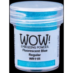 WOW embossing pulver Fluroescent Blue
