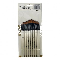 Artist Brushes 12 stk forskellig størrelse