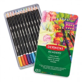 Academy Color pencils Tin 12