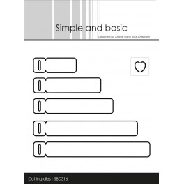 Simple and Basic die "Tags" SBD316