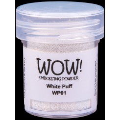 WOW White puff embossing pulver