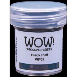 WOW Black puff embossing pulver