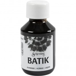 Batik farve flydende Sort 100 ml