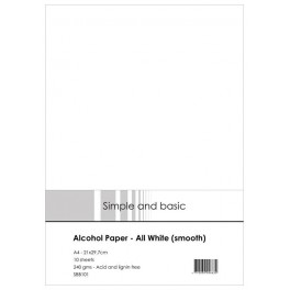 Alcohol paper - all White A4 SBB101