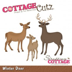 Winter Deer die, CottageCutz