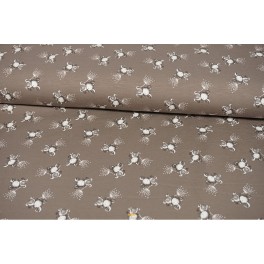 Jersey print Mouses Taupe