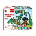 Funny window maling kit Dinosaur