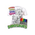 T-Shirt 5-6 år kit Dinosaur