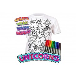 T-Shirt 5-6 år kit Unicorn