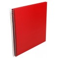 Scrapbook Rød 50 sider sort